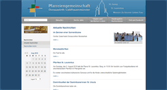 Desktop Screenshot of pfarreiengemeinschaft-donauwoerth.de